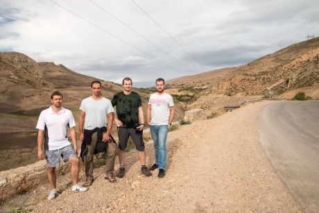 Naše parta na cestě do Djemily..